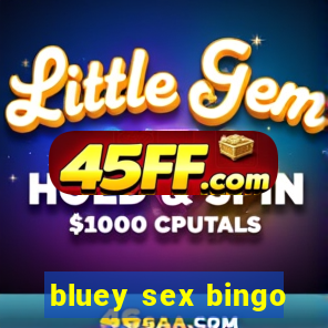 bluey sex bingo